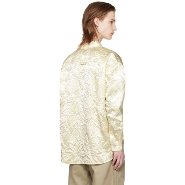  Meryll Rogge 오프화이트 Off-White Crinkled Shirt 241512M192008