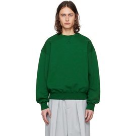 Meryll Rogge Green Embroidered Sweatshirt 241512M204001