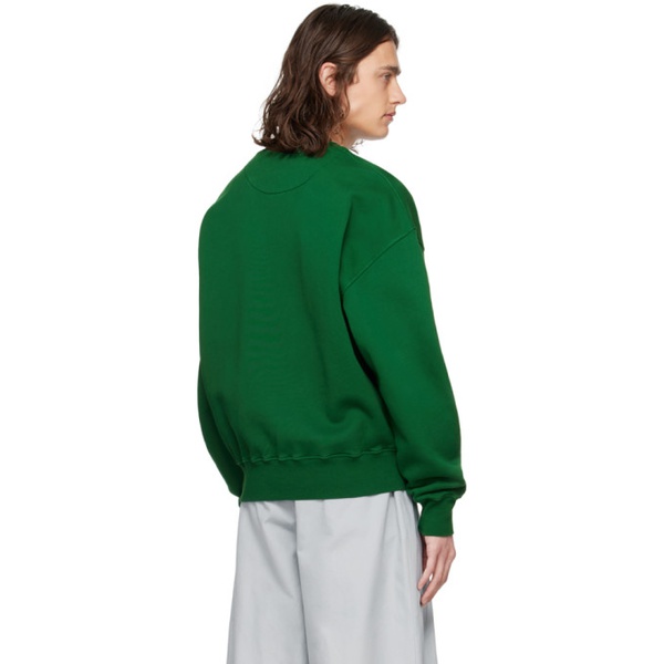  Meryll Rogge Green Embroidered Sweatshirt 241512M204001