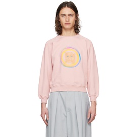 Meryll Rogge Pink Print Sweatshirt 241512M204000