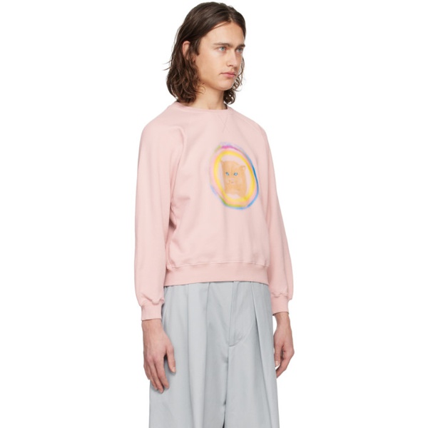  Meryll Rogge Pink Print Sweatshirt 241512M204000