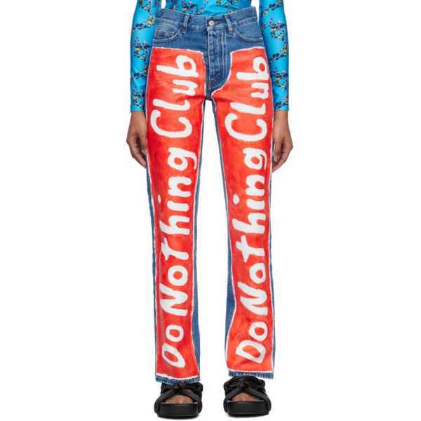  Meryll Rogge Blue Beni Bischof 에디트 Edition Do Nothing Club Jeans 231512F069000