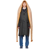 Meryll Rogge Gray Blanket Hood Coat 222512M176000