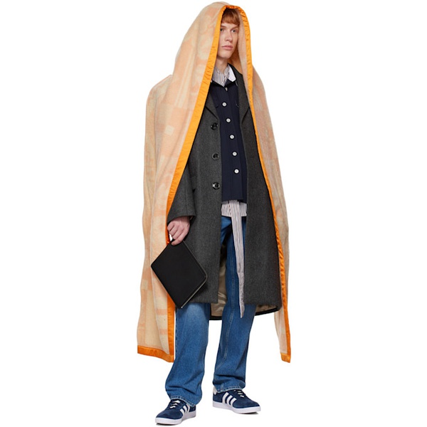  Meryll Rogge Gray Blanket Hood Coat 222512M176000