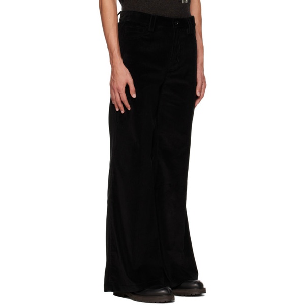  Meryll Rogge Black Flared Trousers 232512M186001