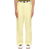 Meryll Rogge Yellow Pleated Trousers 232512M191000