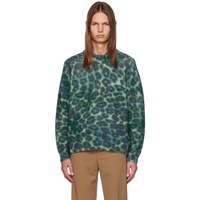 Meryll Rogge Green Leopard Sweater 222512M201000