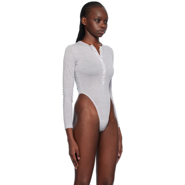  미아우 Miaou Gray Carrie Bodysuit 232224F358007