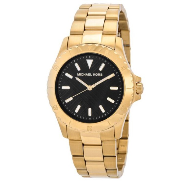 마이클 코어스 Michael Kors MEN'S EV에레스 EREST Stainless Steel Black Dial Watch MK9078