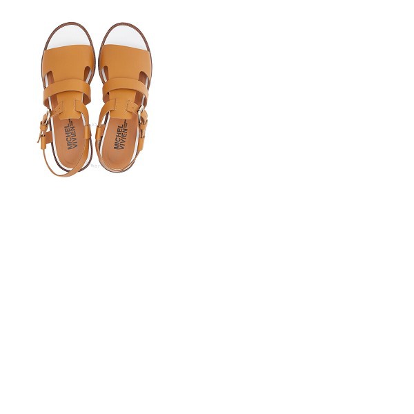  Michel Vivien Ladies Brown Taor Leather Sandals 2211032
