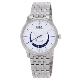 Mido MEN'S Baroncelli Stainless Steel White Dial Watch M0274071101001