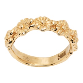 Millie Savage Gold Daisy Ring 232143F024011