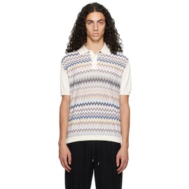 미소니 Missoni Multicolor Zig-Zag Polo 242884M212002