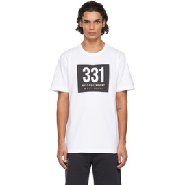 미쏘니 스포츠 미소니 Missoni Sport White Logo T-Shirt 212812M213005