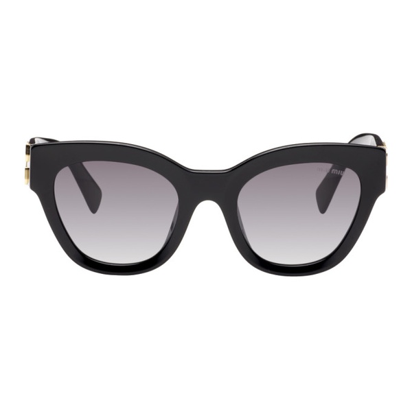  Miu Miu Eyewear Black Glimpse Sunglasses 241209F005023