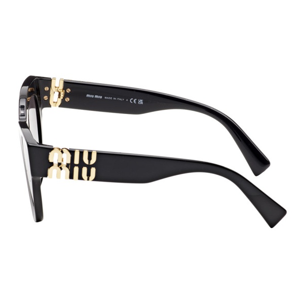  Miu Miu Eyewear Black Glimpse Sunglasses 241209F005023