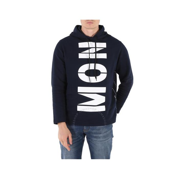 몽클레어 몽클레어 Moncler X 크레이그 그린 Craig Green Mens Navy Logo Print Hooded Sweatshirt H109H8G00001-8099W-760