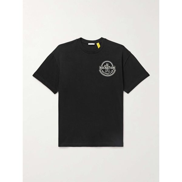 몽클레어 몽클레어 MONCLER GENIUS + Roc Nation by Jay-Z Logo-Print Cotton-Jersey T-Shirt 1647597323629102