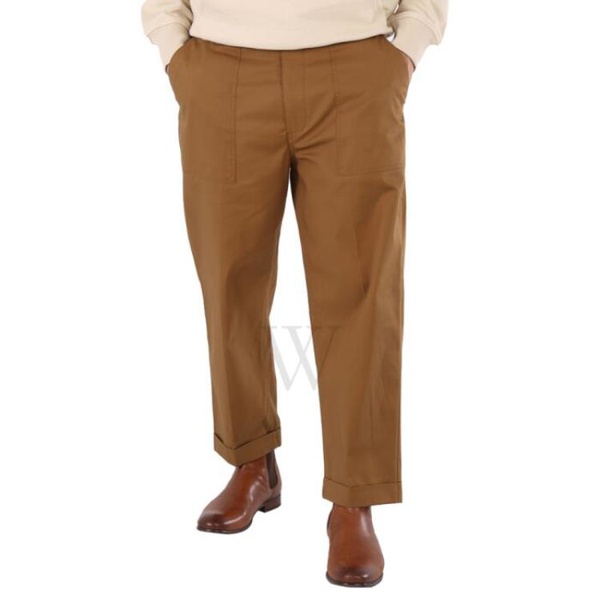 몽클레어 몽클레어 Moncler MEN'S Brown Cotton Poplin Wide-Leg Pants H10912A00037-59621-285