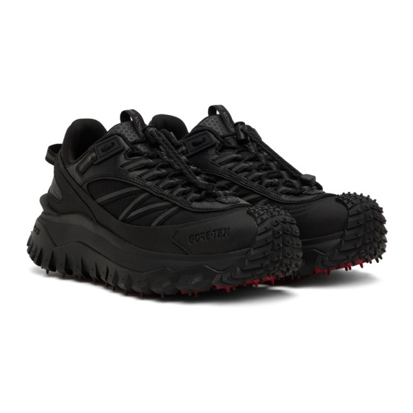 몽클레어 몽클레어 Moncler Black Trailgrip GTX Low Sneakers 222111M237008