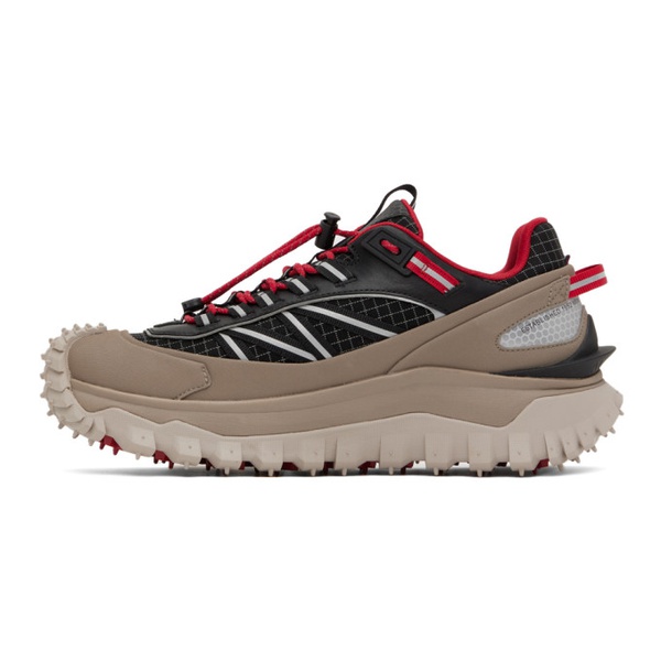 몽클레어 몽클레어 Moncler Black & Beige Trailgrip GTX Low Sneakers 222111M237004