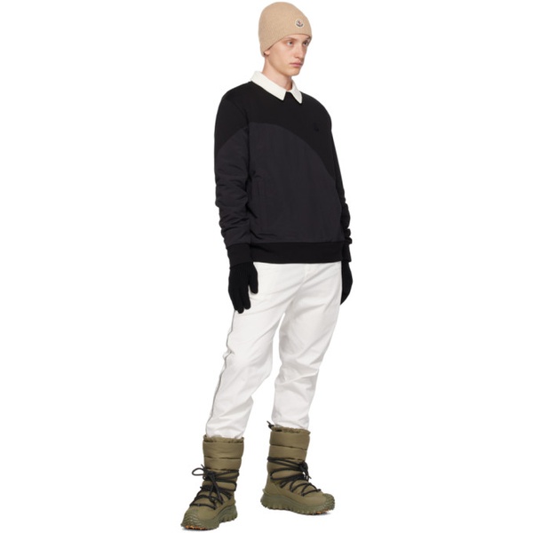 몽클레어 몽클레어 Moncler Black Paneled Sweatshirt 232111M204034