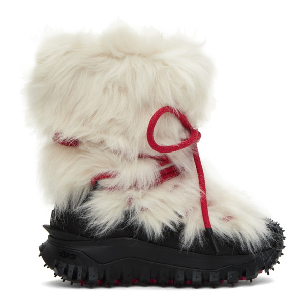 몽클레어 몽클레어 Moncler Grenoble White Trailgrip Apres Boots 232826F114001