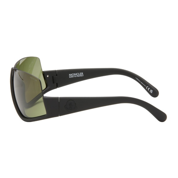 몽클레어 몽클레어 Moncler Black Vyzer Sunglasses 241111M134027