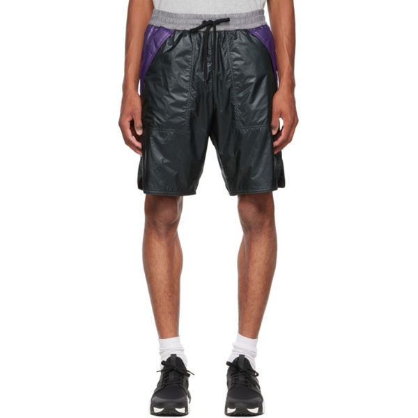 몽클레어 몽클레어 Moncler Grenoble Black Insulated Shorts 222826M193000