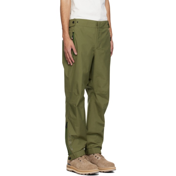 몽클레어 몽클레어 Moncler Grenoble Khaki Waterproof Trousers 241826M191000