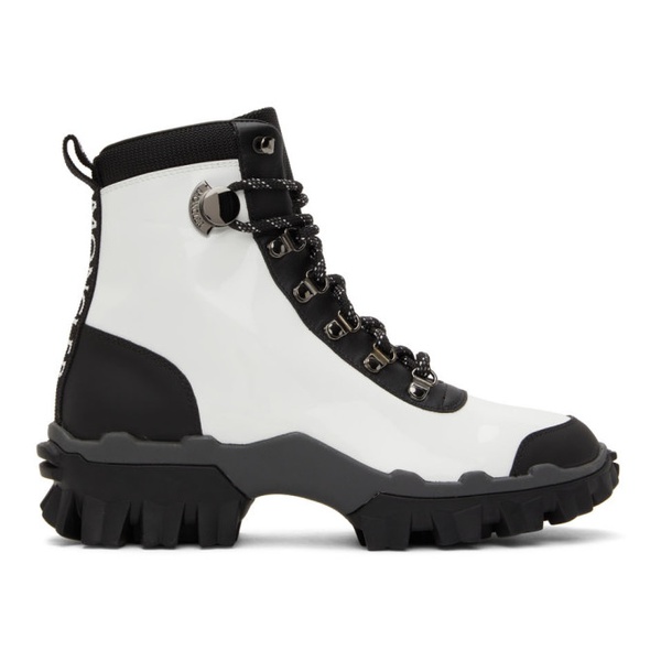 몽클레어 몽클레어 Moncler White & Black Helis Boots 212111F113013
