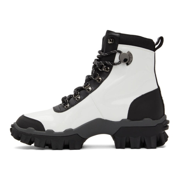 몽클레어 몽클레어 Moncler White & Black Helis Boots 212111F113013