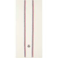몽클레어 Moncler 오프화이트 Off-White Tricolor Scarf 232111M150000