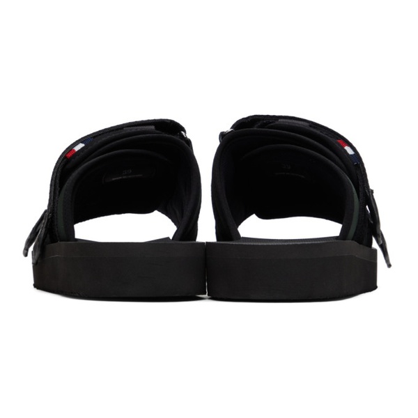 몽클레어 몽클레어 Moncler Khaki & Black Slideworks Sandals 221111M234008