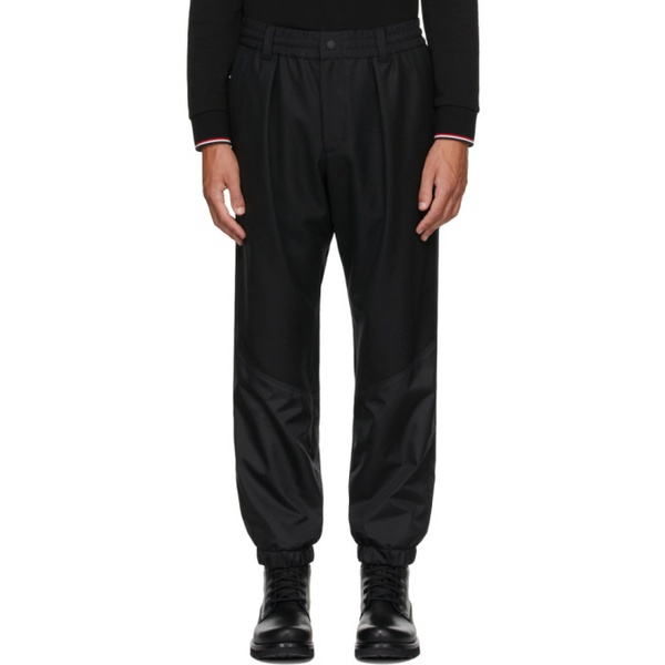 몽클레어 몽클레어 Moncler Grenoble Black Wool Paneled Pants 212826M190025
