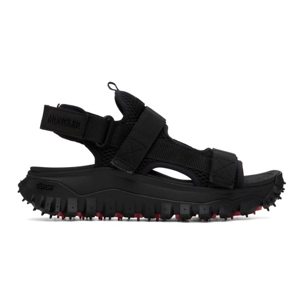몽클레어 몽클레어 Moncler Black Platform Sandals 241111M234000