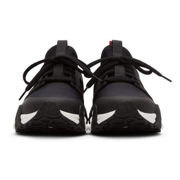 몽클레어 몽클레어 Moncler Black Lunarove Low-Top Sneakers 221111M237001