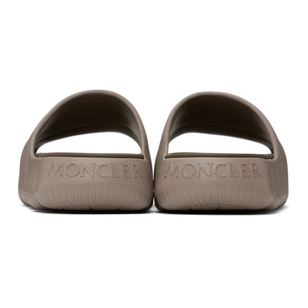 몽클레어 몽클레어 Moncler Taupe Lilo Slides 241111M234005