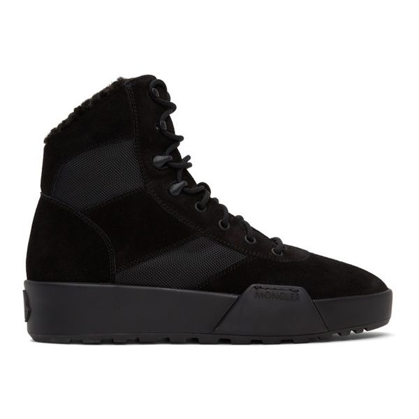 몽클레어 몽클레어 Moncler Black Promyx High Sneakers 212111F127000