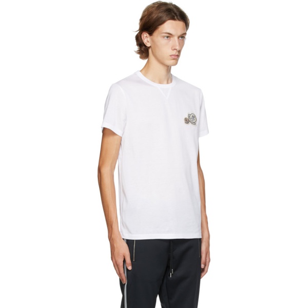 몽클레어 몽클레어 Moncler White Logo T-Shirt 202111M213249