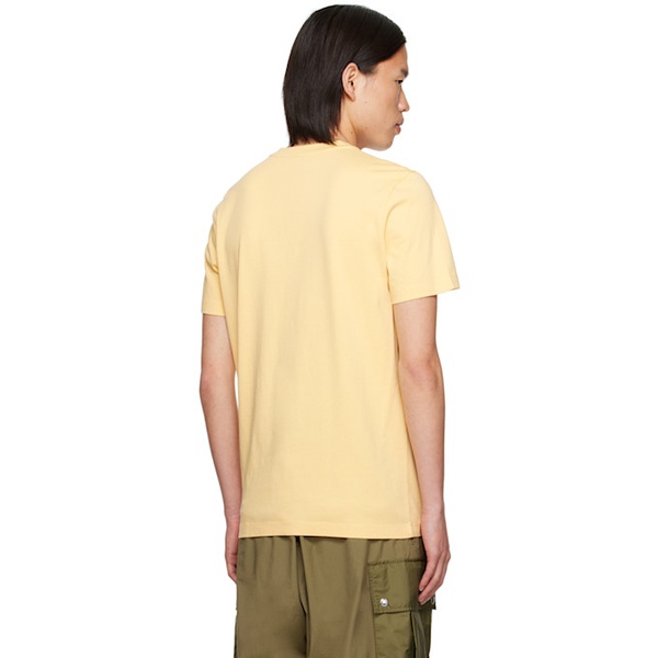 몽클레어 몽클레어 Moncler Yellow Flocked T-Shirt 241111M213141