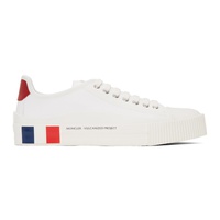 몽클레어 Moncler White Glissiere Sneakers 212111M237019