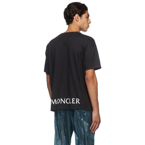 몽클레어 몽클레어 Moncler Genius 4 Moncler Hyke Navy Logo T-Shirt 212171M213023