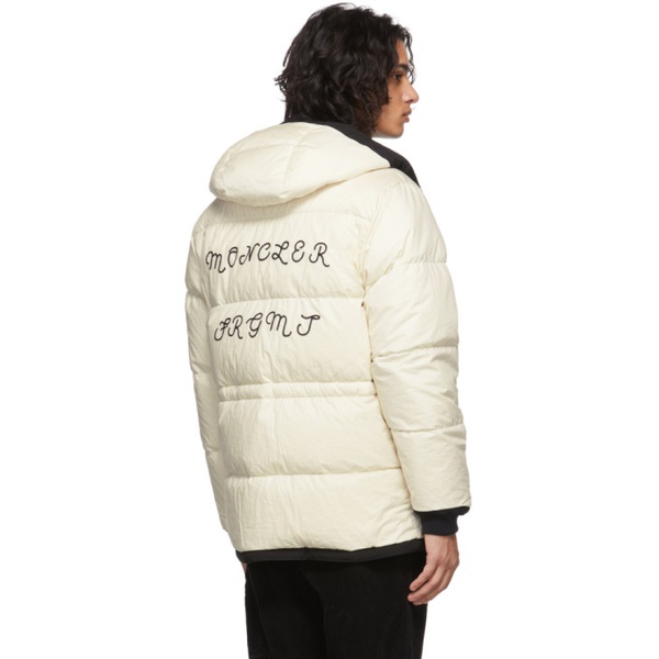 몽클레어 몽클레어 Moncler Genius 7 Moncler FRGMT Hiroshi Fujiwara Reversible 오프화이트 Off-White Down Glostery Jacket 212171M180006