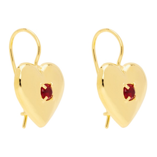  Mondo Mondo Gold Lover Earrings 241416F022002