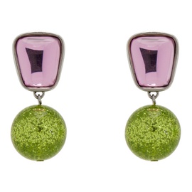 Mondo Mondo Pink & Green Acme Earrings 232416F022029