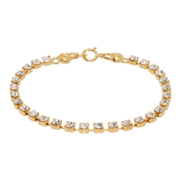  Mondo Mondo Gold Crystal Bracelet 241416F020001