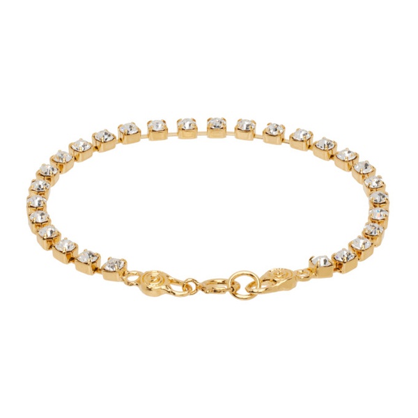 Mondo Mondo Gold Crystal Bracelet 241416F020001