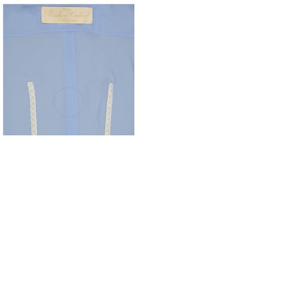  모스키노 Moschino Ladies Light Blue Georgette Silk Shirt 0219-0436-0293