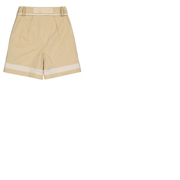  모스키노 Moschino Ladies Sartorial Pleated High Waist Shorts 0320-0417-0465